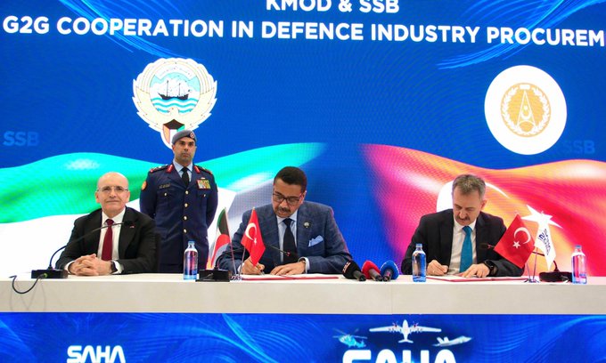 الكويت توقع خطاب تعاون مع هيئة الصناعات الدفاعية التركية