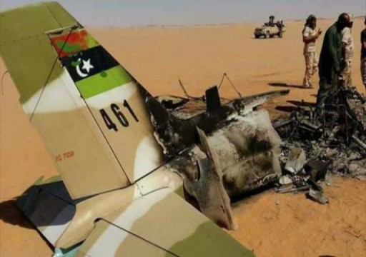 قوات الوفاق الليبية تعلن تدمير طائرة حربية تابعة لمليشيا حفتر