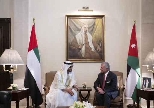 رئيس الدولة وعاهل الأردن يبحثان العلاقات الثنائية وقضايا دولية
