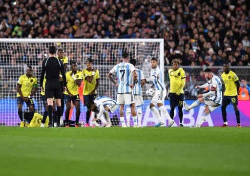 ميسي يمنح الأرجنتين الفوز على الإكوادور في تصفيات كأس العالم