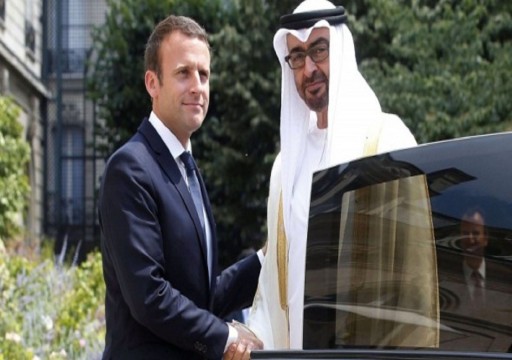 اتصال هاتفي بين محمد بن زايد والرئيس الفرنسي
