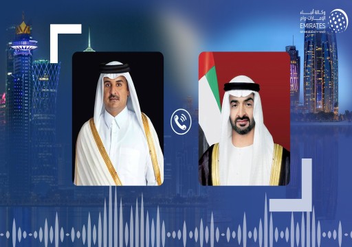 في اتصال هاتفي مع أمير قطر.. رئيس الدولة: استضافة كأس العالم إنجاز كبير للعالم العربي