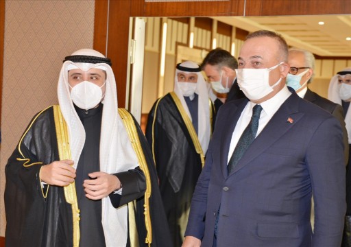 وزير الخارجية الكويتي يجري مباحثات مع نظيره التركي لبحث التعاون الثنائي