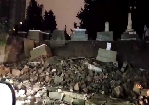 عاصفة جوية في لبنان تسبب انهيار مقبرة يهودية