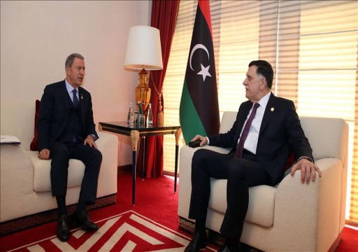 أكار يبحث مع السرّاج في الدوحة مذكرتي التفاهم التركية الليبية