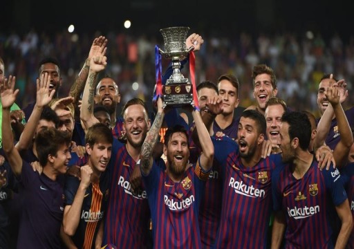 برشلونة يطالب بتتويجه بطلاً للدوري الإسباني حال إلغاء البطولة بسبب كورونا