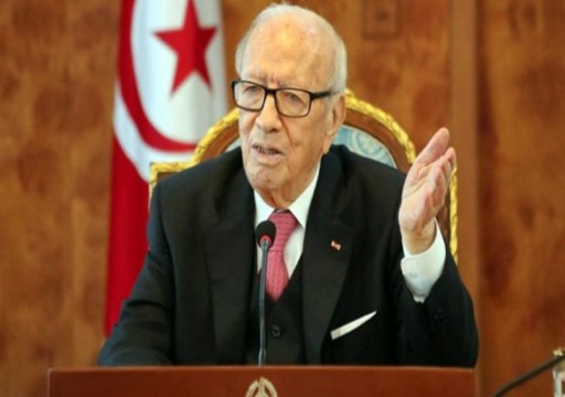 الرئيس التونسي يعلن عدم رغبته في الترشح لولاية ثانية
