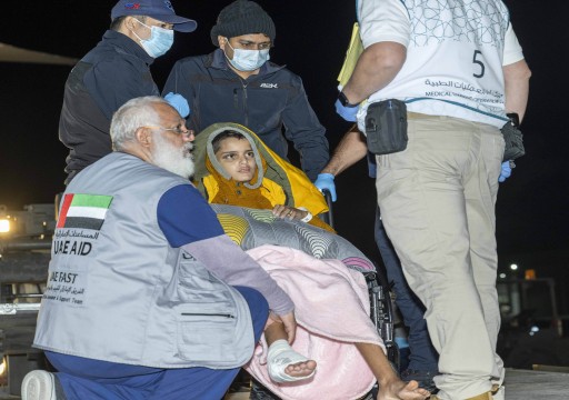 وصول الدفعة الثامنة من الأطفال الجرحى والمرضى الفلسطينيين إلى أبوظبي