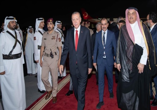 أردوغان يغادر قطر متوجهاً إلى الإمارات