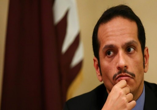 وزير خارجية قطر: لم يحدث أي اختراق لحل الأزمة الخليجية