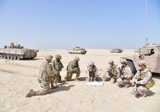 انطلاق مناورة عسكرية برية بين القوات البرية الإماراتية والجيش الأمريكي
