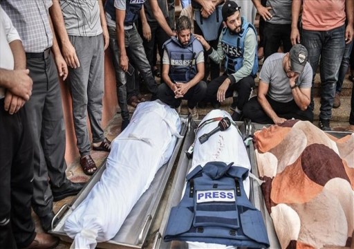 الاحتلال الإسرائيلي يقتل 120 صحفياً منذ بداية العدوان على غزة