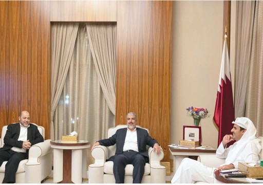 أمير قطر يستقبل وفداً من حركة «حماس»
