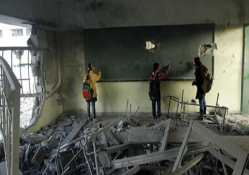 غزة.. تضرر 132 مدرسة و55 روضة أطفال جراء العدوان الإسرائيلي