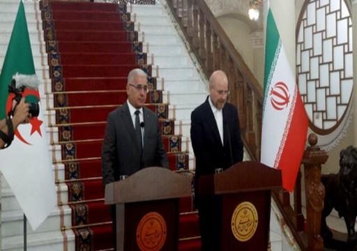 رئيس البرلمان الجزائري يبحث في إيران مستقبل العلاقات الثنائية