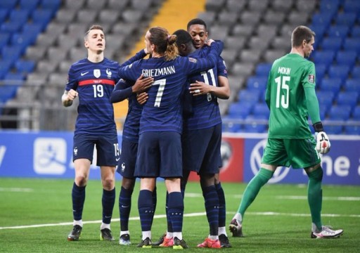 فرنسا تعوض تعثرها الأول وتتغلب على كازاخستان في تصفيات 2022