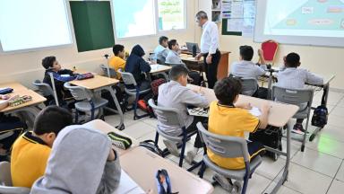 مدارس الدولة تستقبل الطلبة حضورياً مع انطلاق الفصل الدراسي الثالث