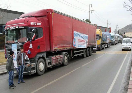 الأمم المتحدة ترسل 16 شاحنة مساعدات لإدلب السورية