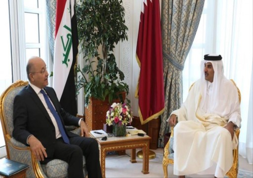 أمير قطر يؤكد دعم بلاده للعراق في تجاوز التحديات الحالية