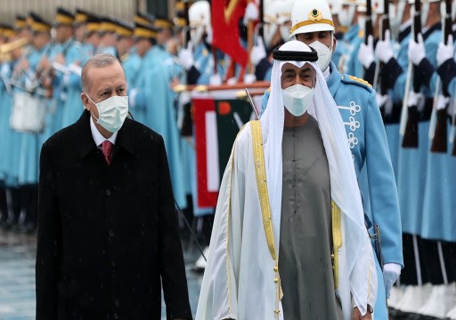 أردوغان: زيارتي لأبوظبي ستؤسس لحقبة جديدة من العلاقات مع دول الخليج