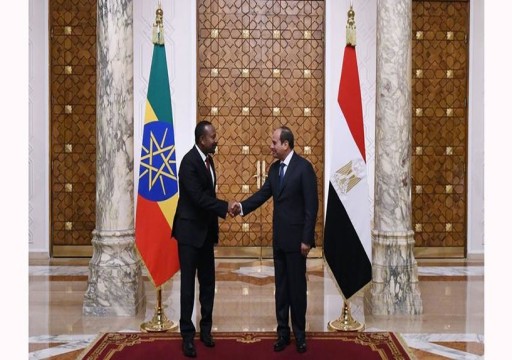 السيسي ورئيس الوزراء الإثيوبي يبحثان ملف سد النهضة والأزمة السودانية
