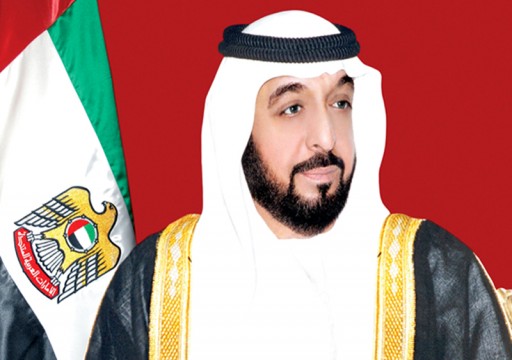 خليفة يجدد مساندة الإمارات لكفاح الشعب الفلسطيني