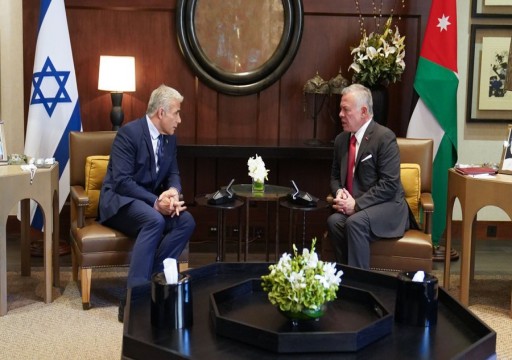 العاهل الأردني يلتقي رئيس وزراء الاحتلال الإسرائيلي في عمّان