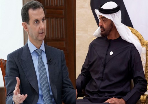 محمد بن زايد يتلقى اتصالاً من الأسد ضمن مساعي إخراج النظام السوري من عزلته السياسية