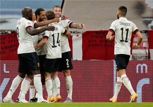 بلجيكا تفوز على الدنمارك بثنائية في دوري الأمم الأوروبية