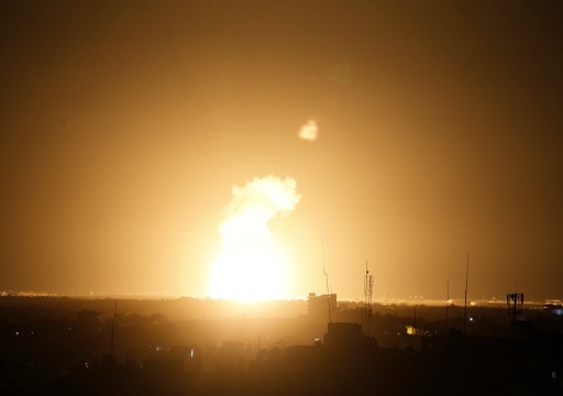 الاحتلال الإسرائيلي يشن غارات جوية مكثفة على قطاع غزة