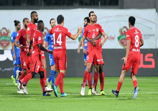 الأهلي دبي يحقق الانتصار والجزيرة ينتزع القمة في دوري الخليج