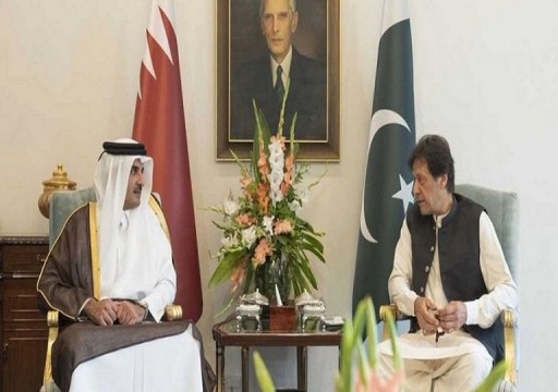 أمير قطر ورئيس وزراء باكستان يبحثان القضايا الإقليمية المشتركة