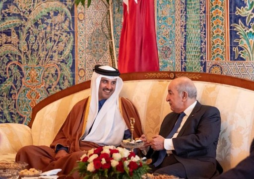 الرئيس الجزائري يقول إن هناك توافق تام مع قطر بشأن القضايا الإقليمية