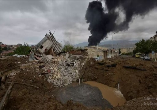 مقتل وإصابة 40 مدنيًا بغارة جوية أرمينية استهدفت مدينة أذربيجانية