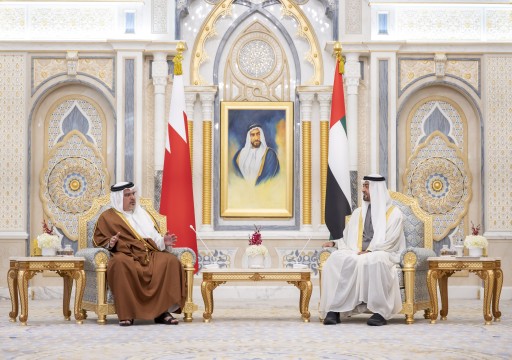 محمد بن زايد يجري مباحثات "مثمرة" مع ولي عهد البحرين في أبوظبي