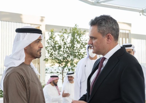 محمد بن زايد يلتقي السفير التركي في أبوظبي