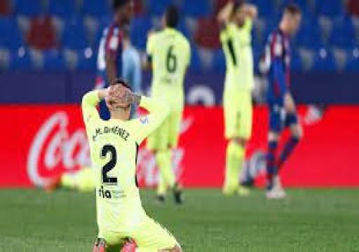 أتلتيكو مدريد يتعثر أمام ليفانتي وينقاد للتعادل الثاني تواليا في الدوري الإسباني