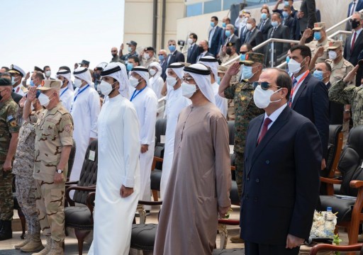 بحضور محمد بن زايد.. السيسي يفتتح أكبر قاعدة عسكرية بحرية على حدود ليبيا