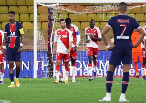 موناكو يقلب الطاولة على سان جيرمان ويهزمه بثلاثة أهداف لهدفين