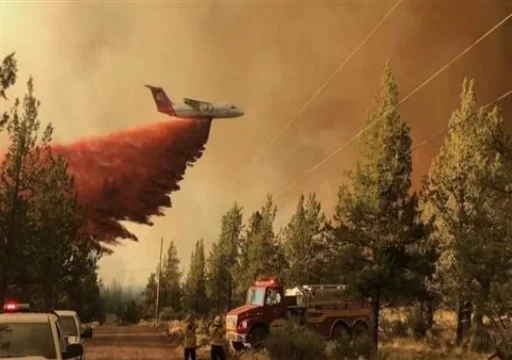 رياح شديدة تؤجج حرائق الغابات في جنوب غرب الولايات المتحدة