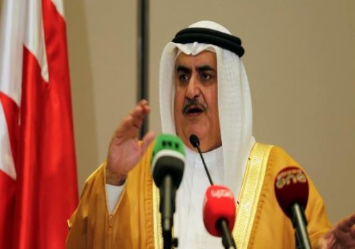 وزير خارجية البحرين: صراعنا مع إيران أهم من الصراع الفلسطيني الإسرائيلي