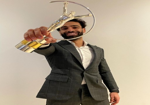 محمد صلاح ينال جائزة لوريوس للإلهام الرياضي 2021