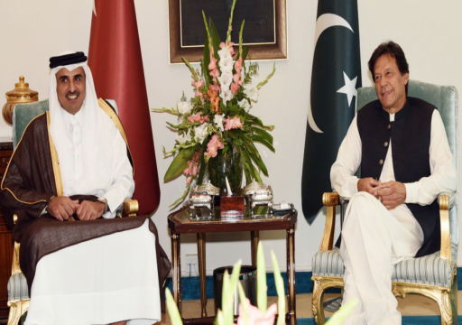 أمير قطر يبحث مع عمران خان تطورات الأحداث في المنطقة