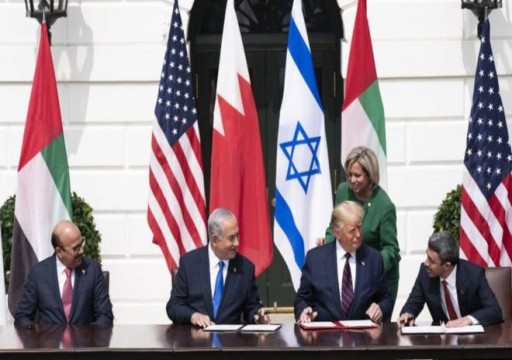 موقع أمريكي: إدارة بايدن تمحو "اسم" اتفاق التطبيع بين أبوظبي وتل أبيب