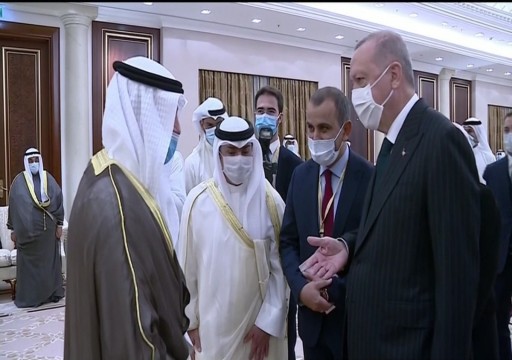 أمير الكويت يبحث أوضاع القدس المحتلة مع أردوغان