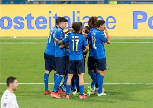 إيطاليا تفوز على ليتوانيا بخماسية في تصفيات مونديال قطر