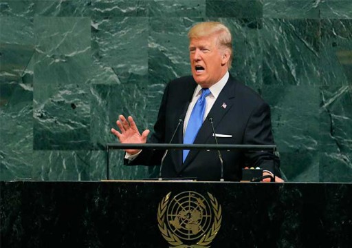 ترامب يدعو دول العالم إلى رفض "تعطش إيران للدماء"