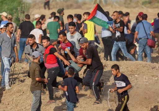 إصابة 24 فلسطينيا بينهم مصور في مواجهات مع الاحتلال شرقي غزة