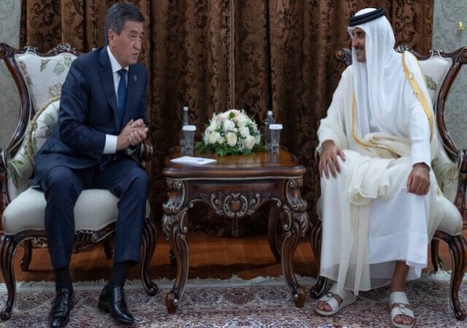 في إطار جولة آسيوية.. أمير قطر يلتقي رئيس قيرغيزيا ويبحث معه العلاقات الثنائية