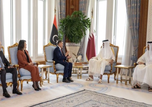 أمير قطر يبحث مع الدبيبة دعم الجهود الدولية لإجراء انتخابات ليبيا